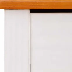 Wohnen Landhausmöbel|Nachttische*Massiver Nachttisch mit Fach & Schublade - Ucledia