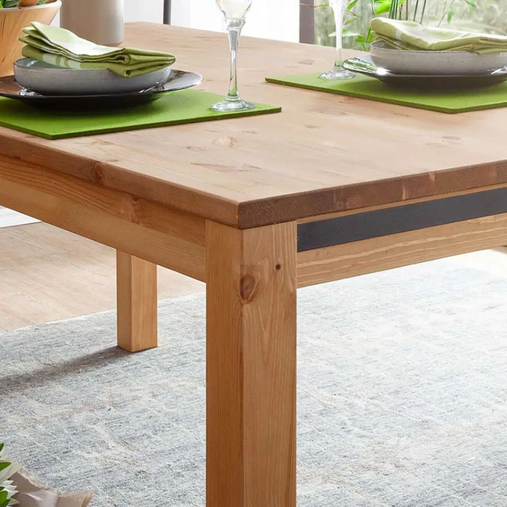 Wohnen Massiver Tisch in Eiche gebeizt & geölt - Filedria