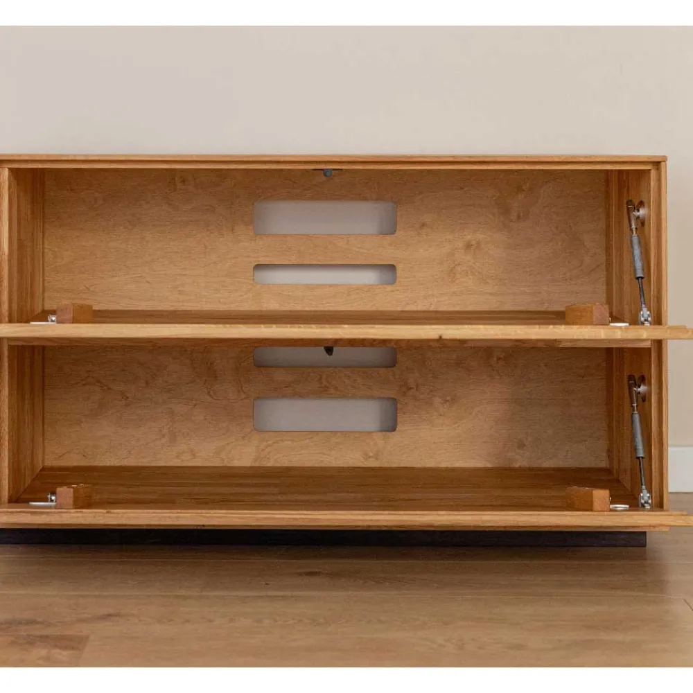 Wohnen Massiver TV Unterschrank mit LED Licht - Cocondar