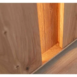 Wohnen Massiver TV Unterschrank mit LED Licht - Cocondar