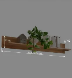 Wohnen Massives Eiche Wandboard in drei Breiten - Teano