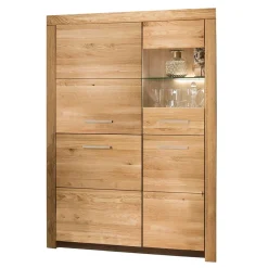 Wohnen Massives Highboard mit vier Türen - Loitons