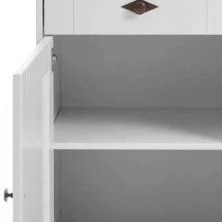 Wohnen Sideboards & Kommoden|Sideboards & Kommoden*Massives Kiefer Sideboard Satumare in Weiß