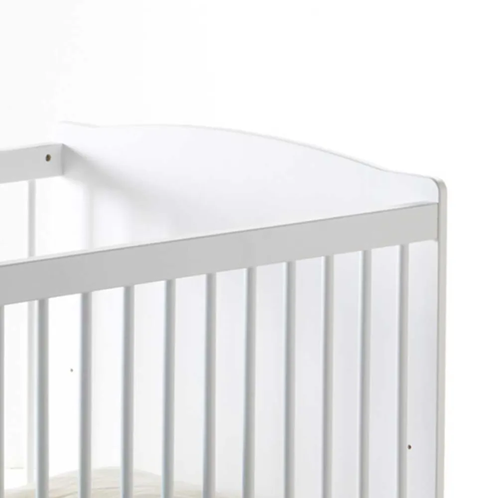 Wohnen Babybetten*Massivholz Babybett Narcisso in Weiß