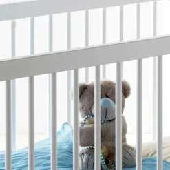 Wohnen Babybetten*Massivholz Babybett Narcisso in Weiß