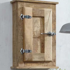 Wohnen Shabby Chic Möbel*Massivholz Badmöbel aus Mango - Suennas (fünfteilig)