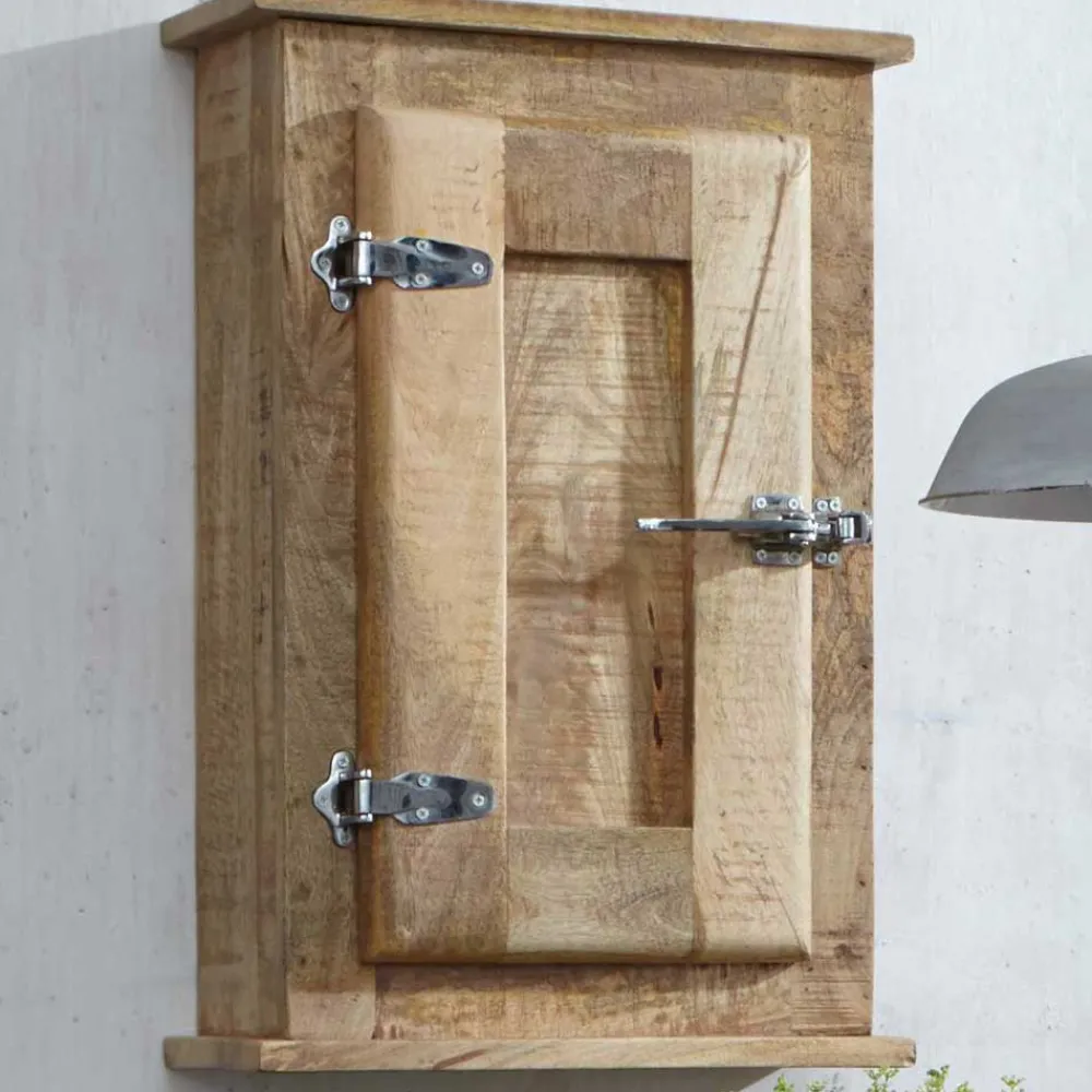 Wohnen Shabby Chic Möbel*Massivholz Badmöbel aus Mango - Suennas (fünfteilig)