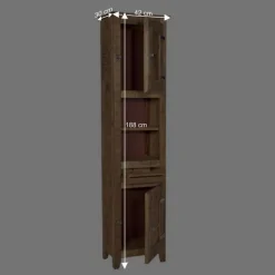 Wohnen Shabby Chic Möbel*Massivholz Badmöbel aus Mango - Suennas (fünfteilig)