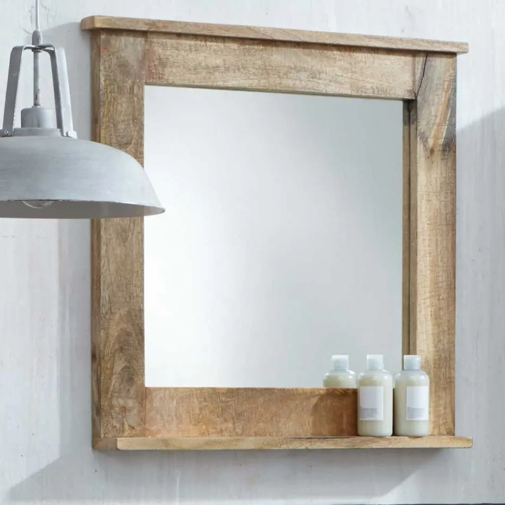 Wohnen Shabby Chic Möbel*Massivholz Badmöbel aus Mango - Suennas (fünfteilig)