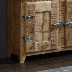 Wohnen Shabby Chic Möbel*Massivholz Badmöbel aus Mango - Suennas (fünfteilig)