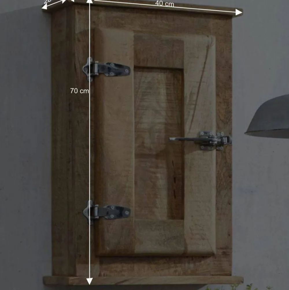 Wohnen Shabby Chic Möbel*Massivholz Badmöbel aus Mango - Suennas (fünfteilig)