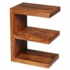 Wohnen Massivholz Beistelltisch Hoslo im E-Design