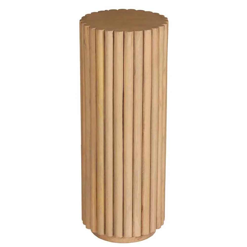 Wohnen Massivholz Blumensäule aus Mangobaum - Marzias