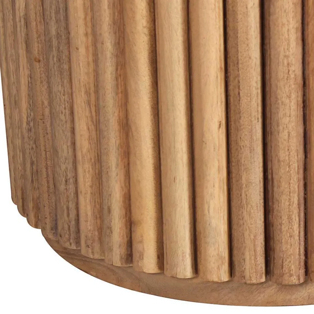 Wohnen Massivholz Blumensäule aus Mangobaum - Marzias