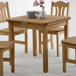 Wohnen Esszimmer Komplett|Sitzgruppe*Massivholz Essgruppe Laticosia aus Kiefer (fünfteilig)