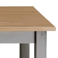 Wohnen Graue Möbel|Naturholzmöbel*Massivholz Esstisch Ziamora in Grau Kiefer