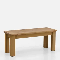 Wohnen Massivholz Esstischbank in Kiefer Laugenfarbig - Bowie