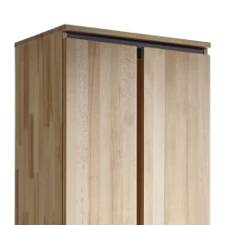 Wohnen Massivholz Garderobenschrank Leyrina aus Kernbuche geölt