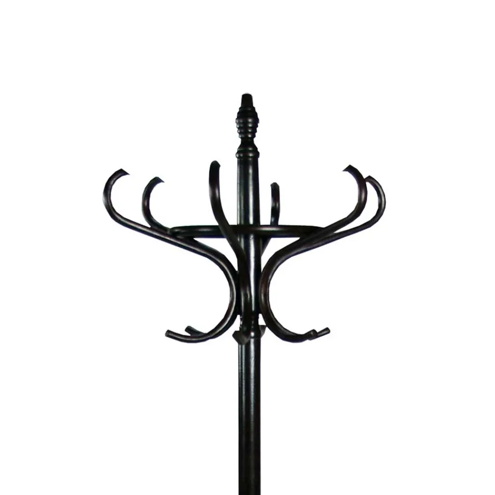 Wohnen Garderoben|Garderoben*Massivholz Garderobenständer in Schwarz - Wega