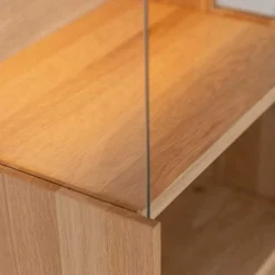 Wohnen Esszimmer-Vitrinen*Massivholz Hängevitrine mit LED Beleuchtung - Eribella