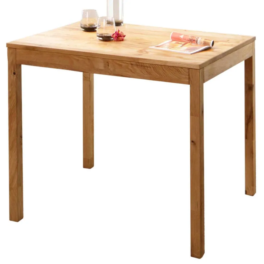 Wohnen Massivholz Küchentisch aus geölter Wildeiche - Funky