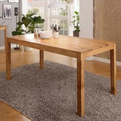 Wohnen Massivholz Küchentisch aus geölter Wildeiche - Funky