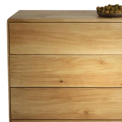 Wohnen Massivholz Kommode mit vier Schubladen - Feanor