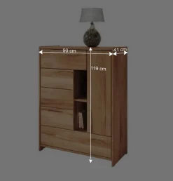 Wohnen Massivholz Kommode Salomonia aus Kernbuche geölt