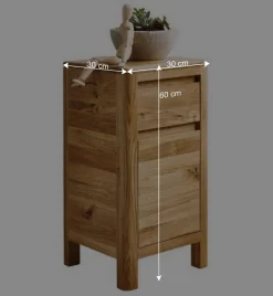 Wohnen Kommoden|Nachttische*Massivholz Kommode Uvinessa 1-türig mit Schublade