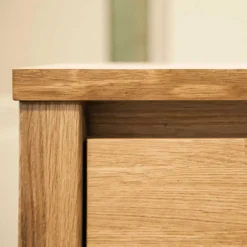 Wohnen Massivholz Nachtkommode Nadalia aus Wildeiche geölt