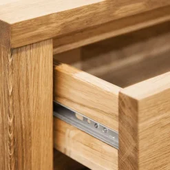 Wohnen Massivholz Nachtkommode Nadalia aus Wildeiche geölt