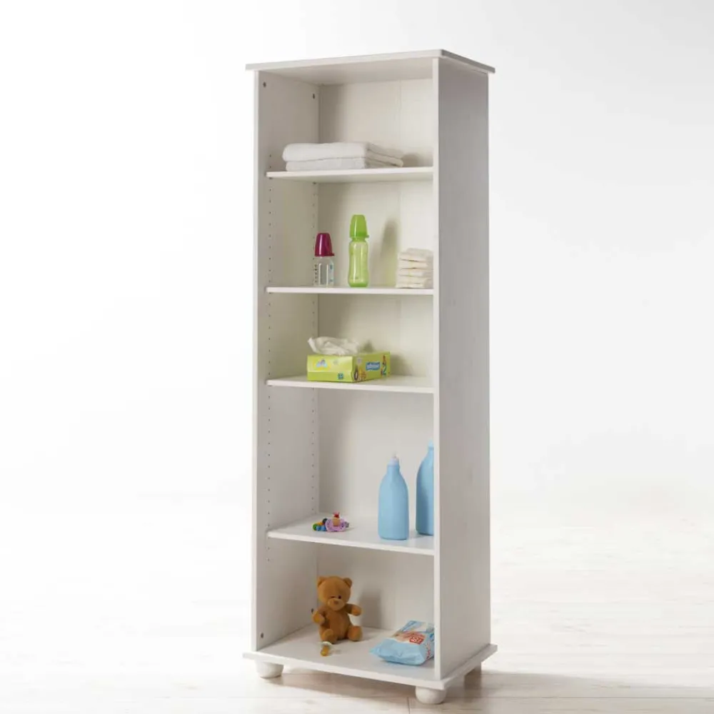 Kinder Wohnen Massivholz Regal Narcisso aus Kiefer