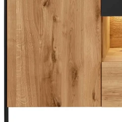 Wohnen Massivholz Sideboard - modern mit LED Licht - Viligrana