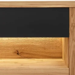 Wohnen Massivholz Sideboard - modern mit LED Licht - Viligrana