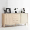 Wohnen Massivholz Sideboard in Eiche Bianco - Vangus