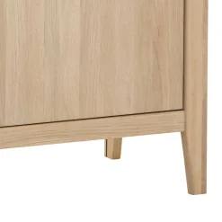 Wohnen Massivholz Sideboard in Eiche Bianco - Vangus