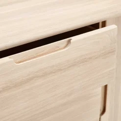 Wohnen Massivholz Sideboard in Eiche Bianco - Vangus
