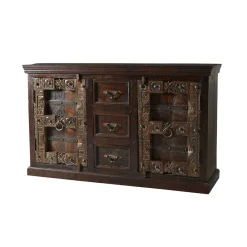 Wohnen Kolonialmöbel*Massivholz Sideboard Solapura aus Teak