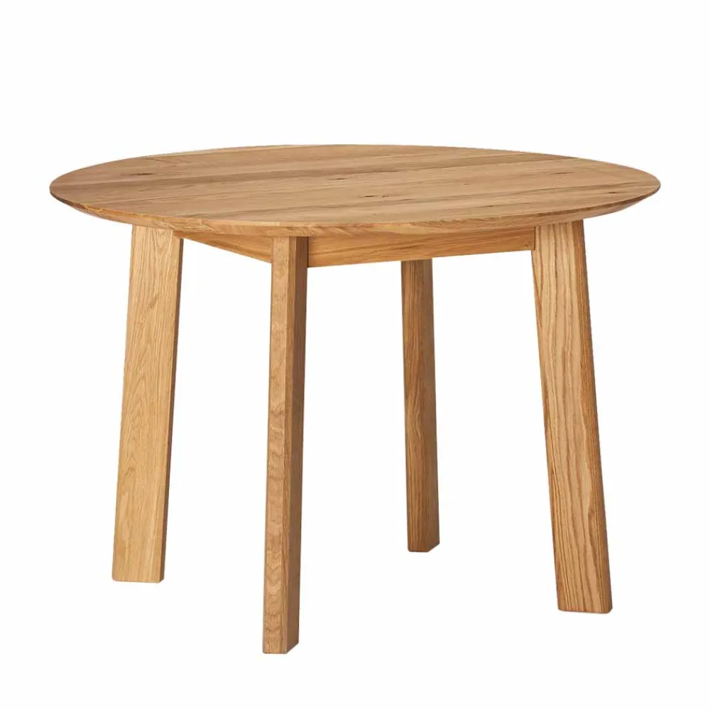 Wohnen Küchen-Essgruppen|Esszimmer Komplett*Massivholz Tischgruppe Finiossa mit Tisch rund 110cm (fünfteilig)