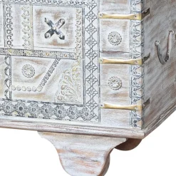 Wohnen Massivholz Truhe im Orient Style - Varrion