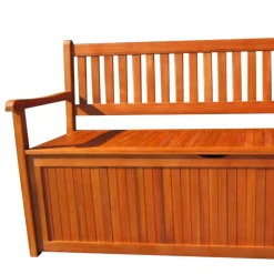 Wohnen Sitzbank|Gartenbänke*Massivholz Truhenbank Bern für den Garten