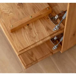 Wohnen Massivholz TV Kommode mit LED Beleuchtung - Cocondar