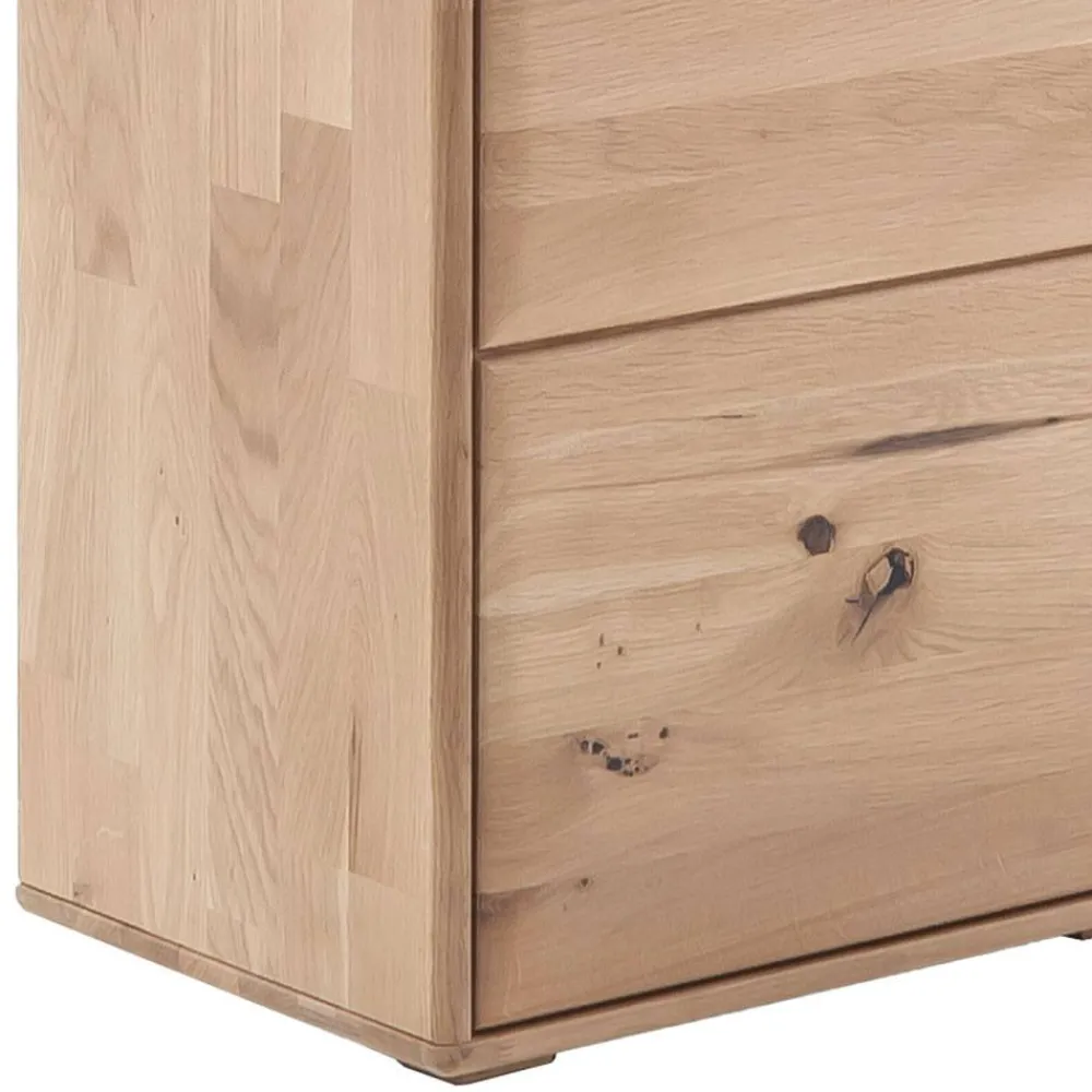 Wohnen Massivholz Vitrine mit LED Beleuchtung - Azzurian