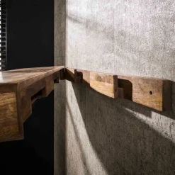 Wohnen Massivholzmöbel|Esszimmerregale*Massivholz Wandboard in Schwebeoptik - Ceoni