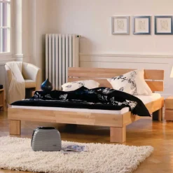 Wohnen Jugendbetten*Massivholzbett Logan aus Buche