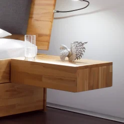 Wohnen Jugendbetten*Massivholz-Doppelbett Brodivana mit Bettschubladen