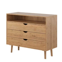 Wohnen Küchenschränke|Flurkommoden*Massivholz-Kommode mit Fach und drei Schubladen - Fabijola