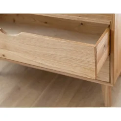 Wohnen Massivholz-Regal mit zwei Schubladen - Fabijola