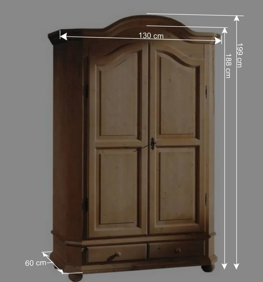 Wohnen Massivholzschrank Dahara aus Fichte