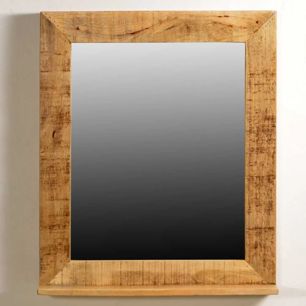 Wohnen Massivholzspiegel Indri aus Mangobaum